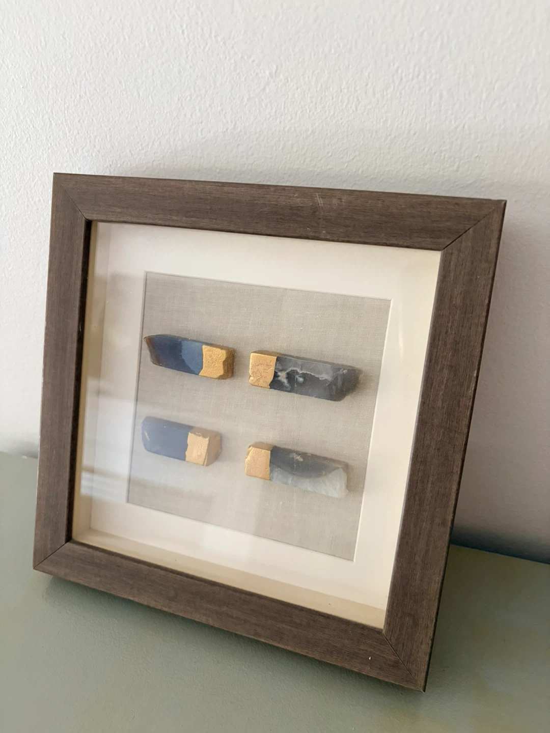 Homesense framed decorative stone wall art