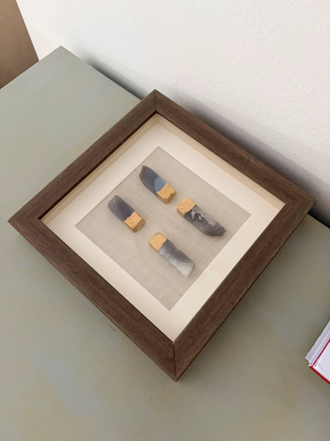 Homesense framed decorative stone wall art - photo 2