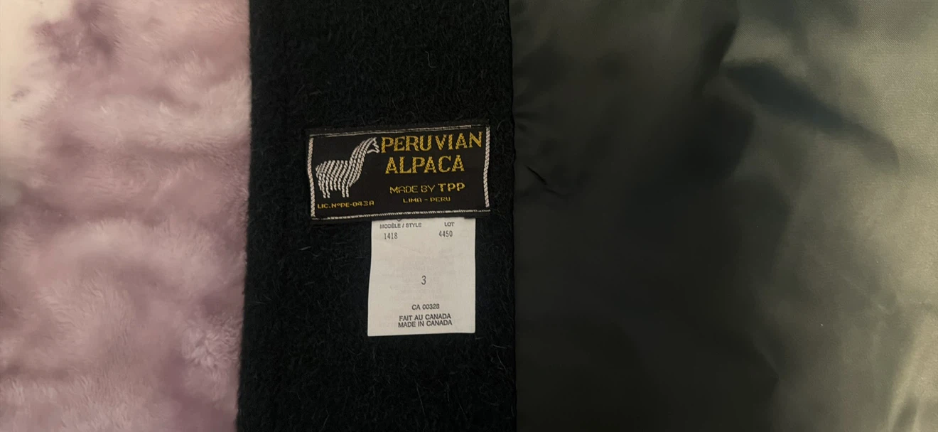 Novelti Peruvian Alpaca Wool Blend Coat - Size 3 - photo 3