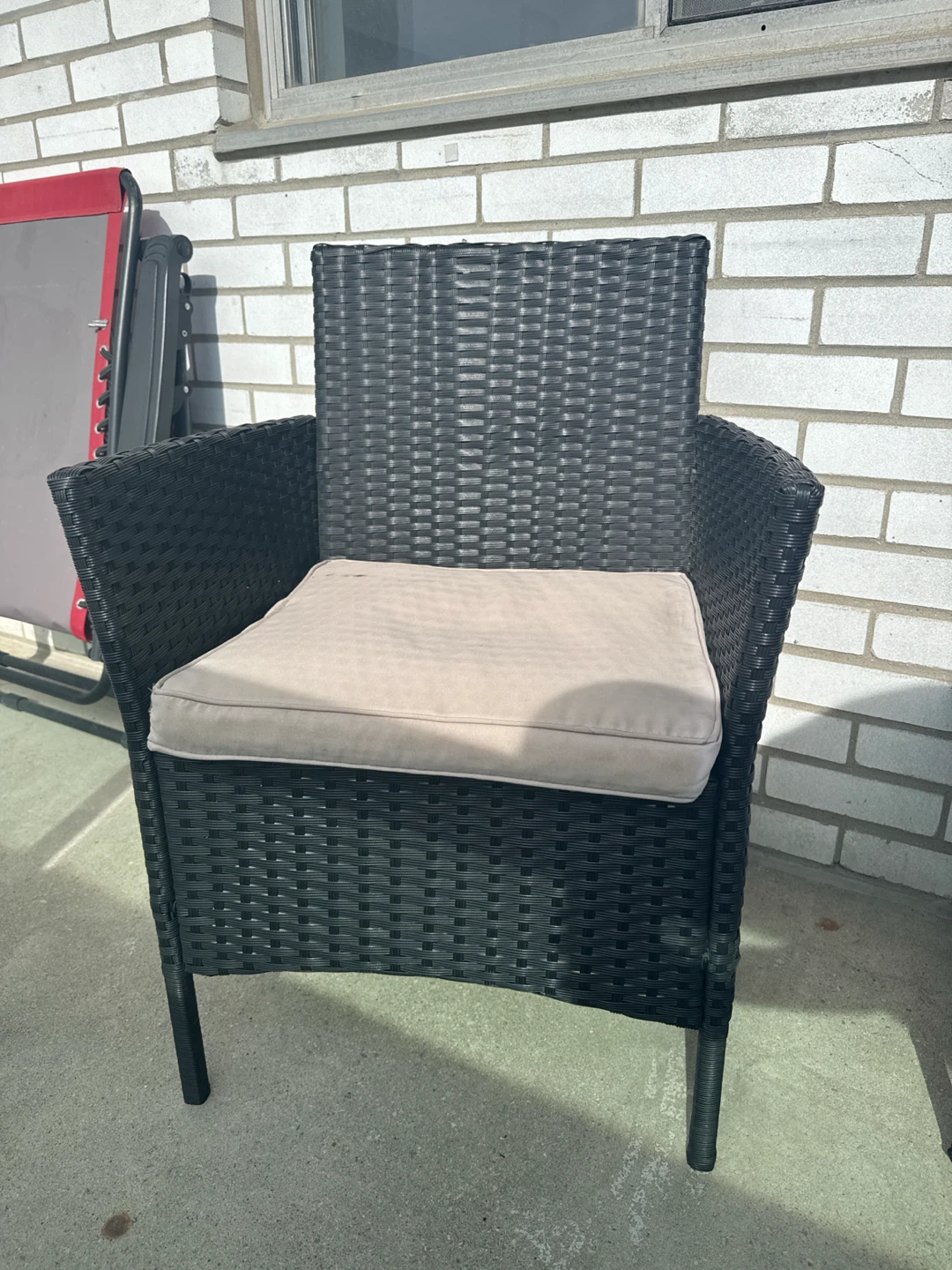 Black Wicker Patio Set - photo 4
