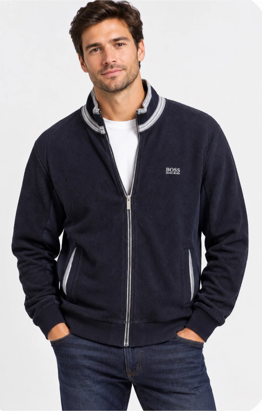 BOSS Hugo Boss Men's Full-Zip Jacket