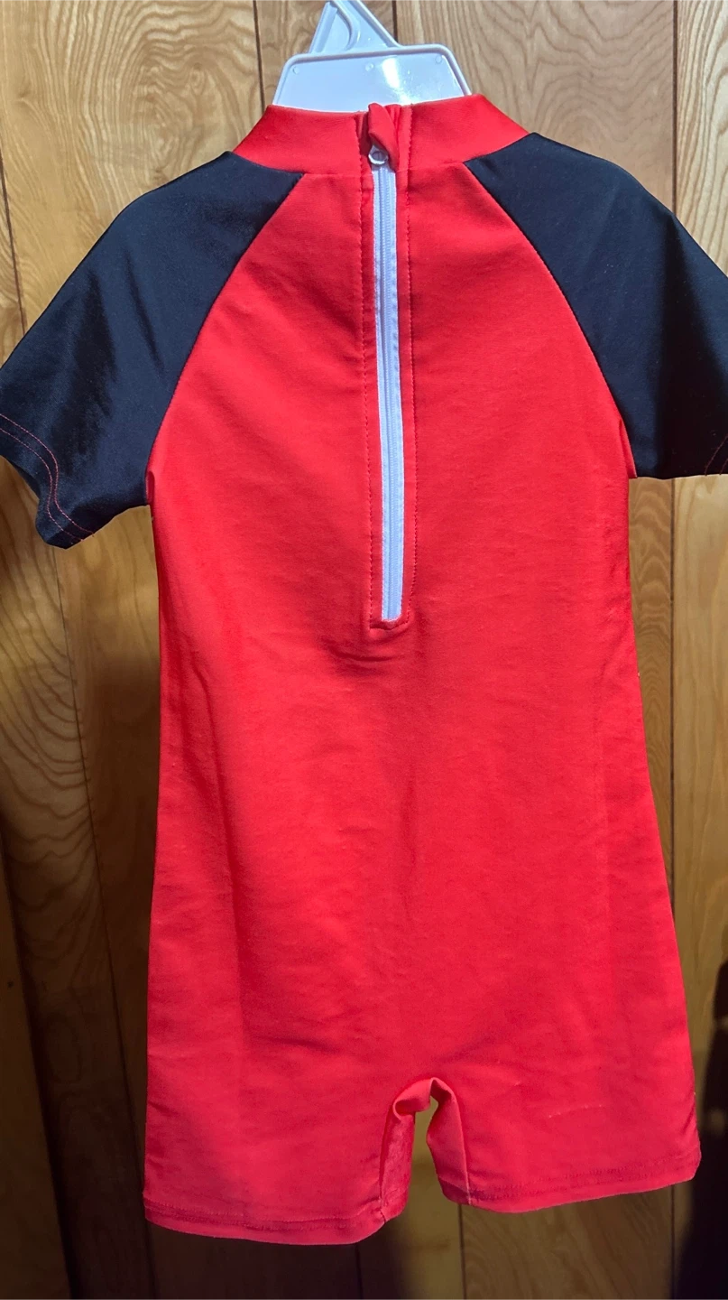 Kids Spider Swimsuit Set with Water Shoes - photo 4