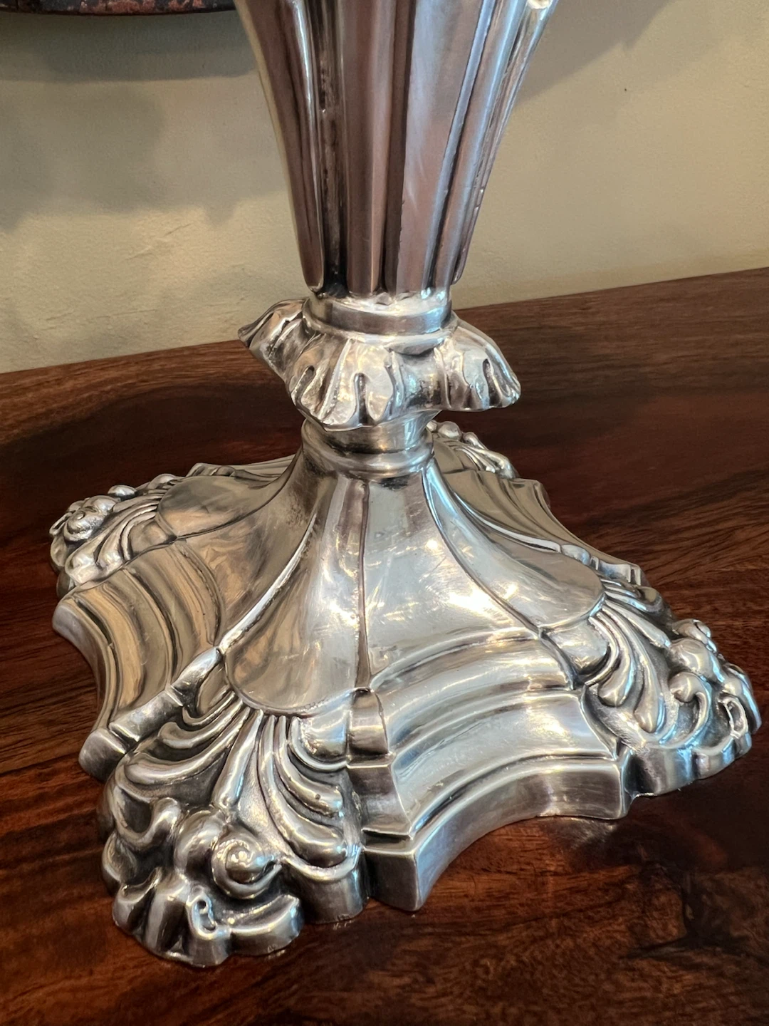 Vintage Coronet Plate Silver 3-Arm Candelabra - photo 3