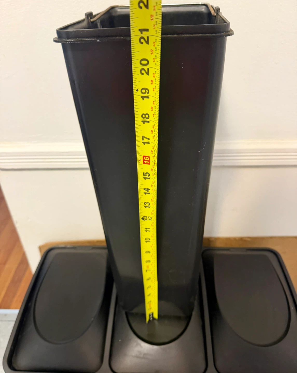 3-compartment trash & recycling can - photo 4
