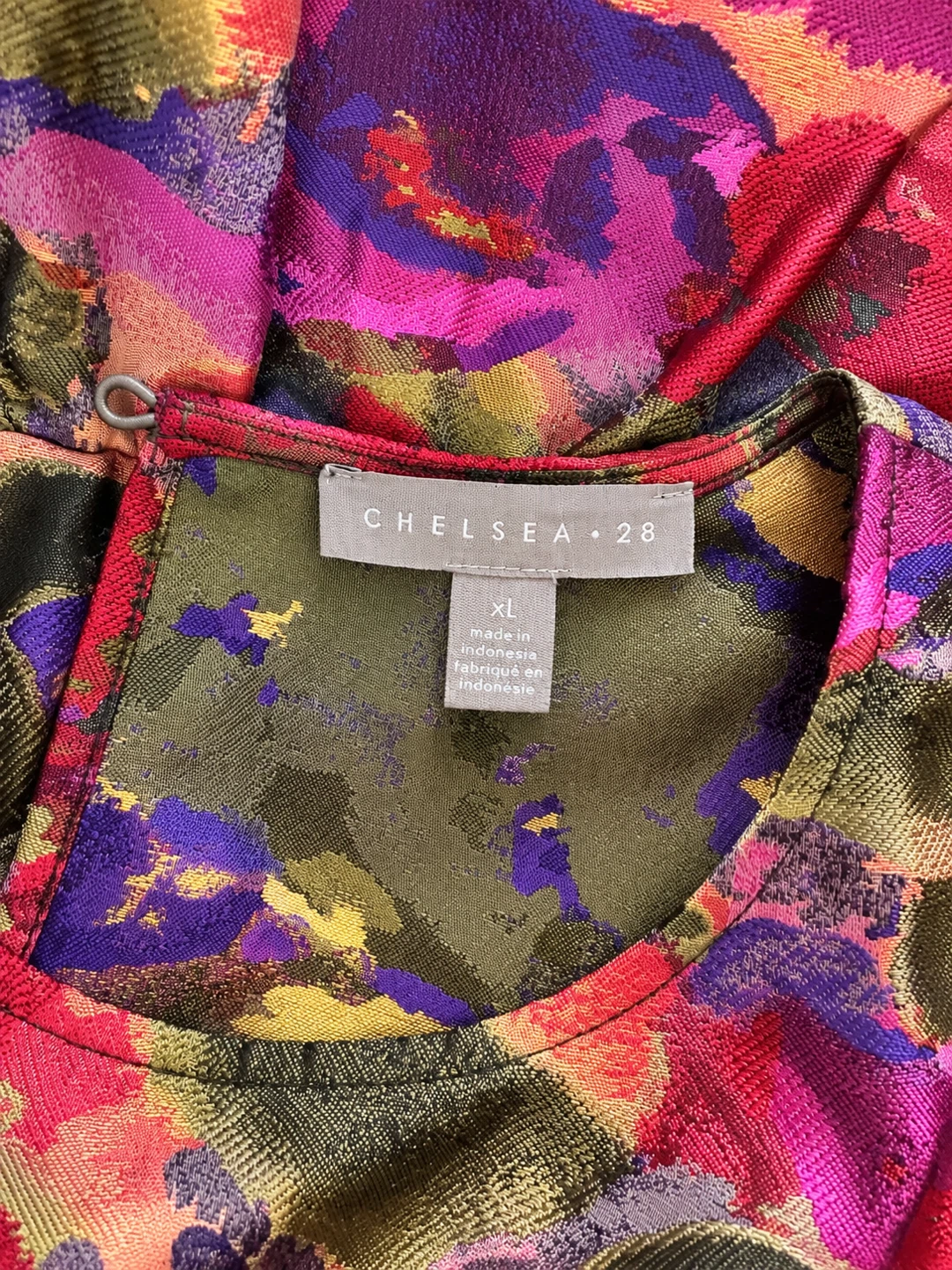 Chelsea 28 Floral Brocade Dress, Size XL - photo 3