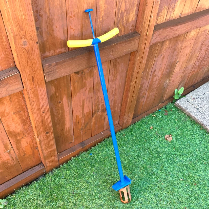 Manual Lawn Aerator Soil Plugger Garden Grass Aeration Yard Tool - photo 2
