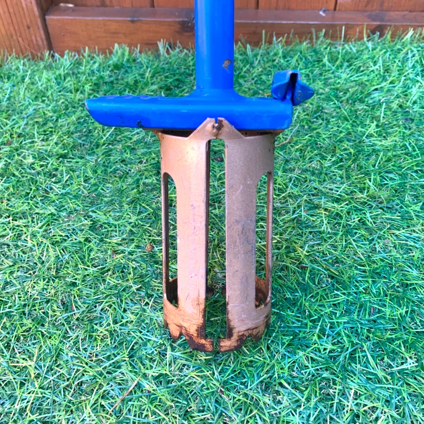 Manual Lawn Aerator Soil Plugger Garden Grass Aeration Yard Tool - photo 3