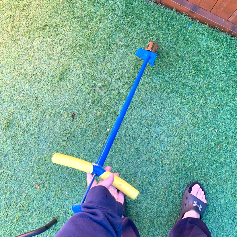 Manual Lawn Aerator Soil Plugger Garden Grass Aeration Yard Tool - photo 5