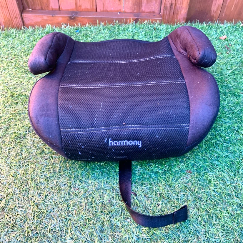 Kids Booster Car Seat Child Vehicle Seat Black Travel Car Seat - photo 2