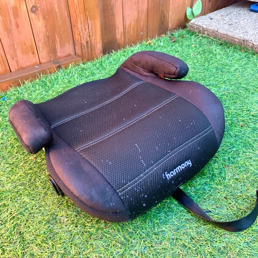 Kids Booster Car Seat Child Vehicle Seat Black Travel Car Seat - photo 4