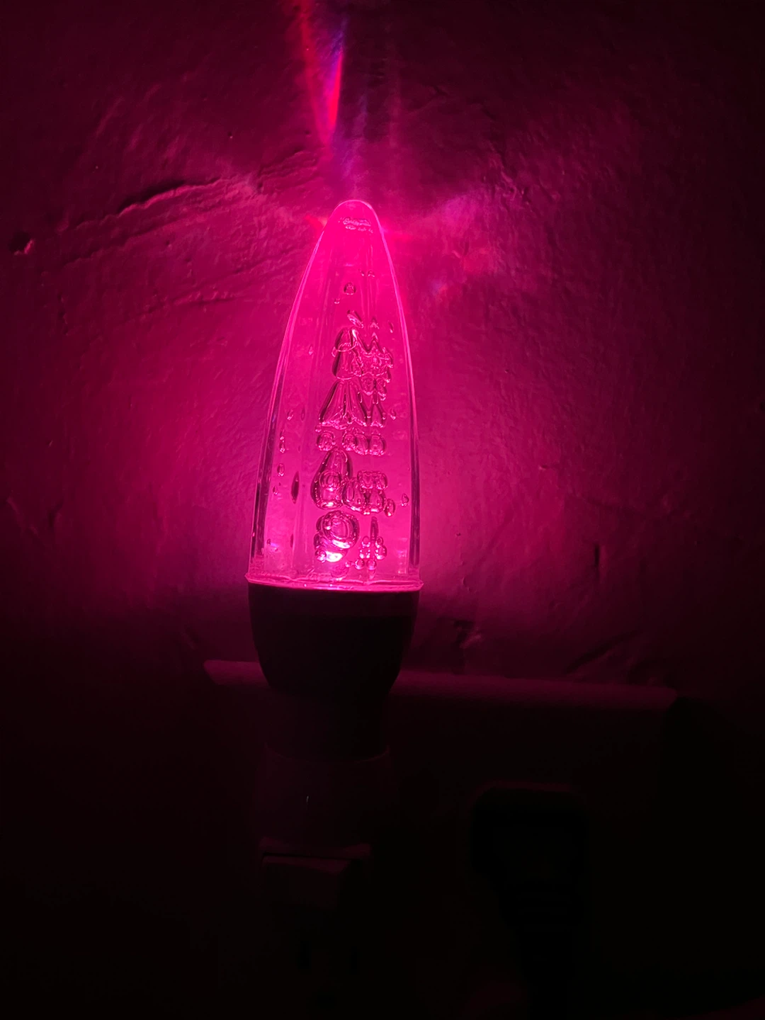 Set of 2 Color-Changing LED Bubble Night Lights - photo 4