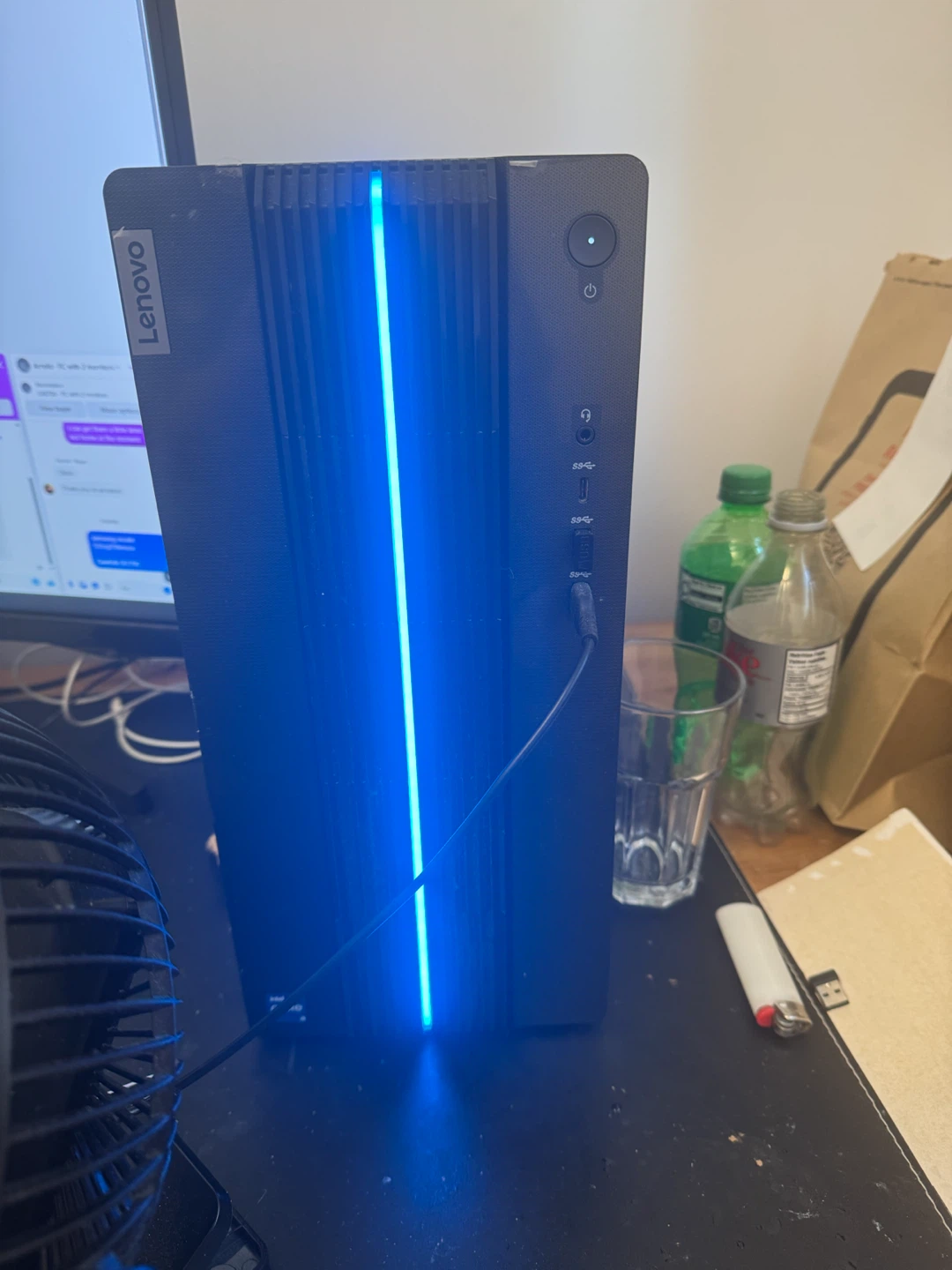 Lenovo Desktop PC with 2 monitors. - photo 3
