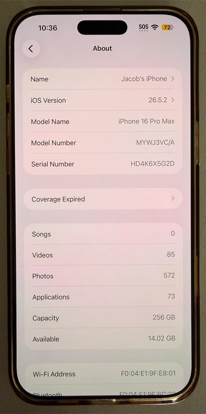 MINT • iPHONE 16 PRO MAX • 256GB w Case • Rose Gold • $1350 OBO - photo 3