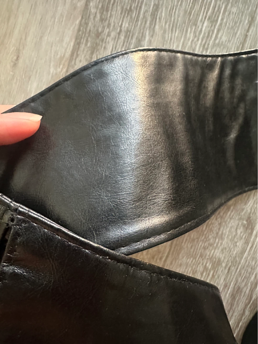 Black obi style wrap waist belt - photo 3