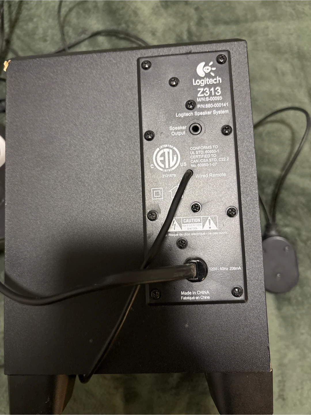 Logitech Z313 Speaker System - photo 2
