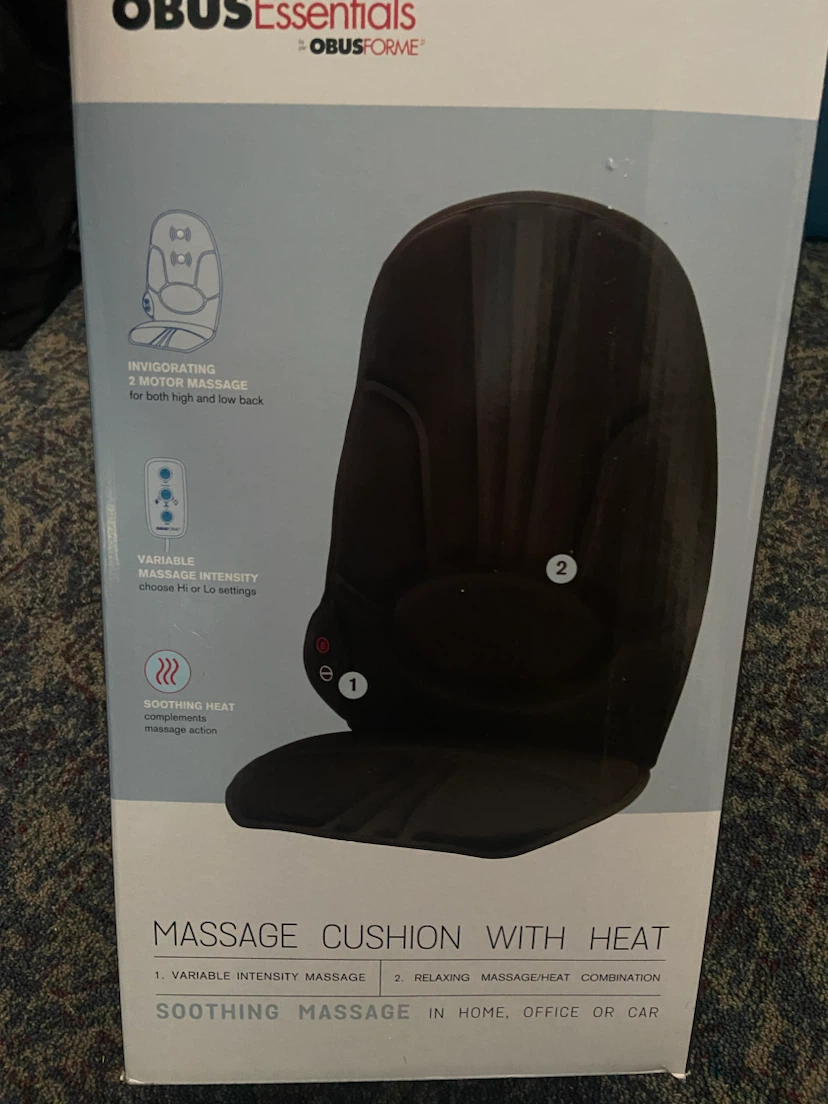 ObusForme Essentials Massage Cushion with Heat