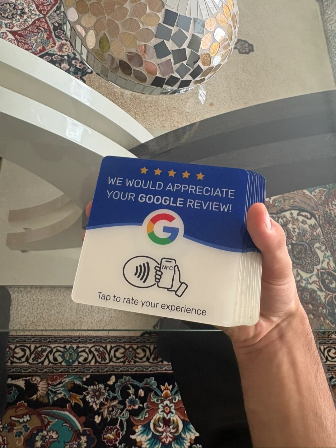 Google NFC Review Cards - photo 2