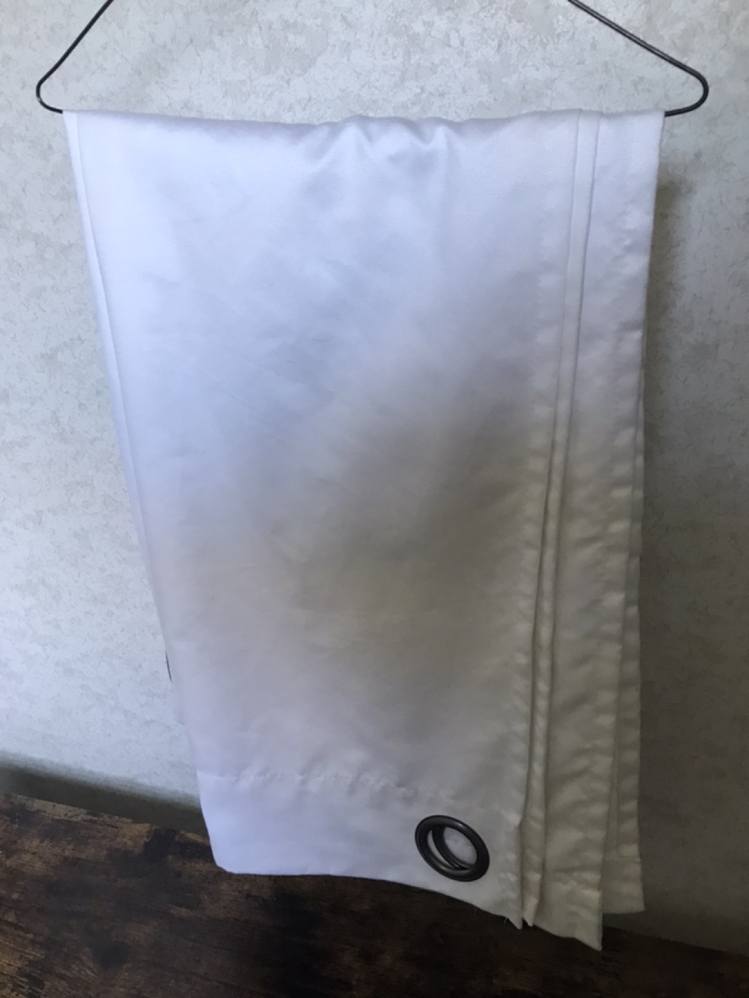 White Grommet Curtain Panel