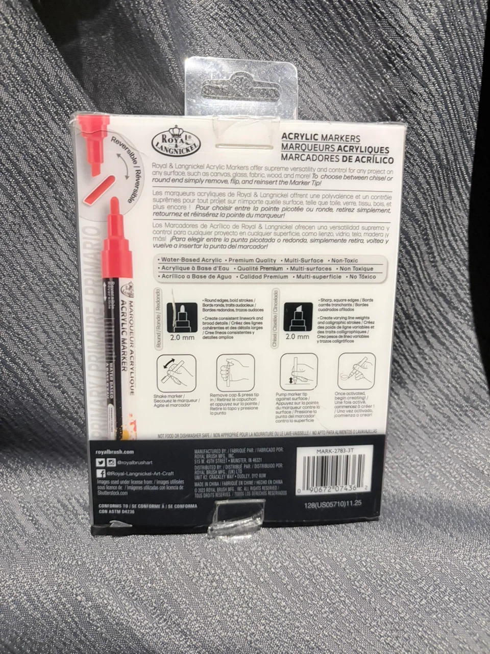Royal & Langnickel 12pc Acrylic Marker Set - photo 2