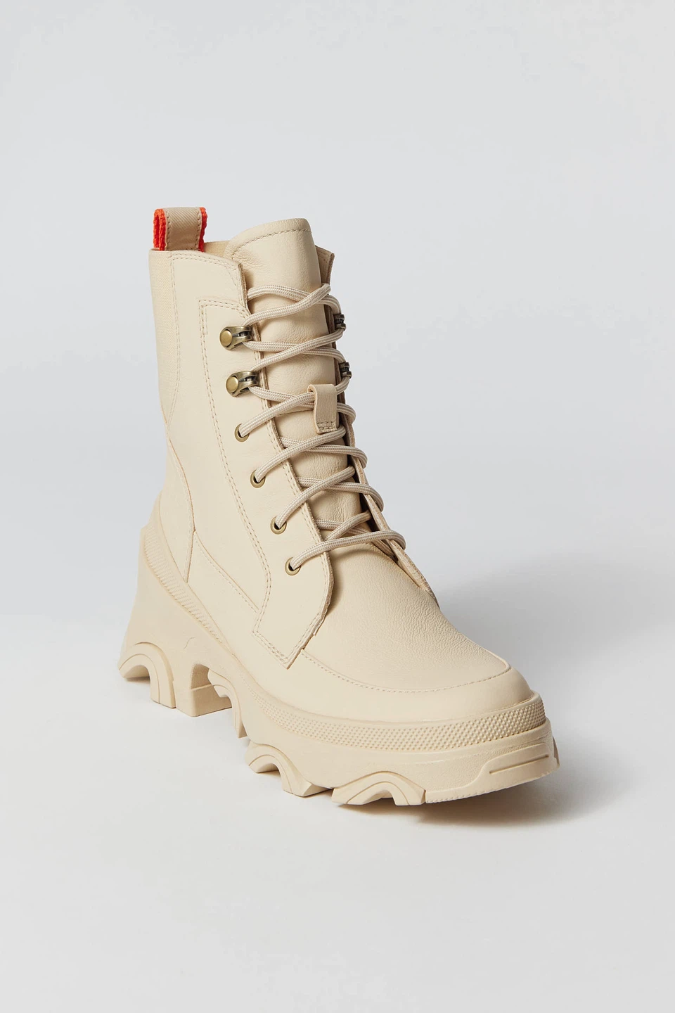 Brand New Sorel beige lace-up boots - photo 2