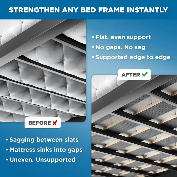 Meliusly King Bunkie Board Heavy Duty Vertical Wood Bed Slats - photo 2