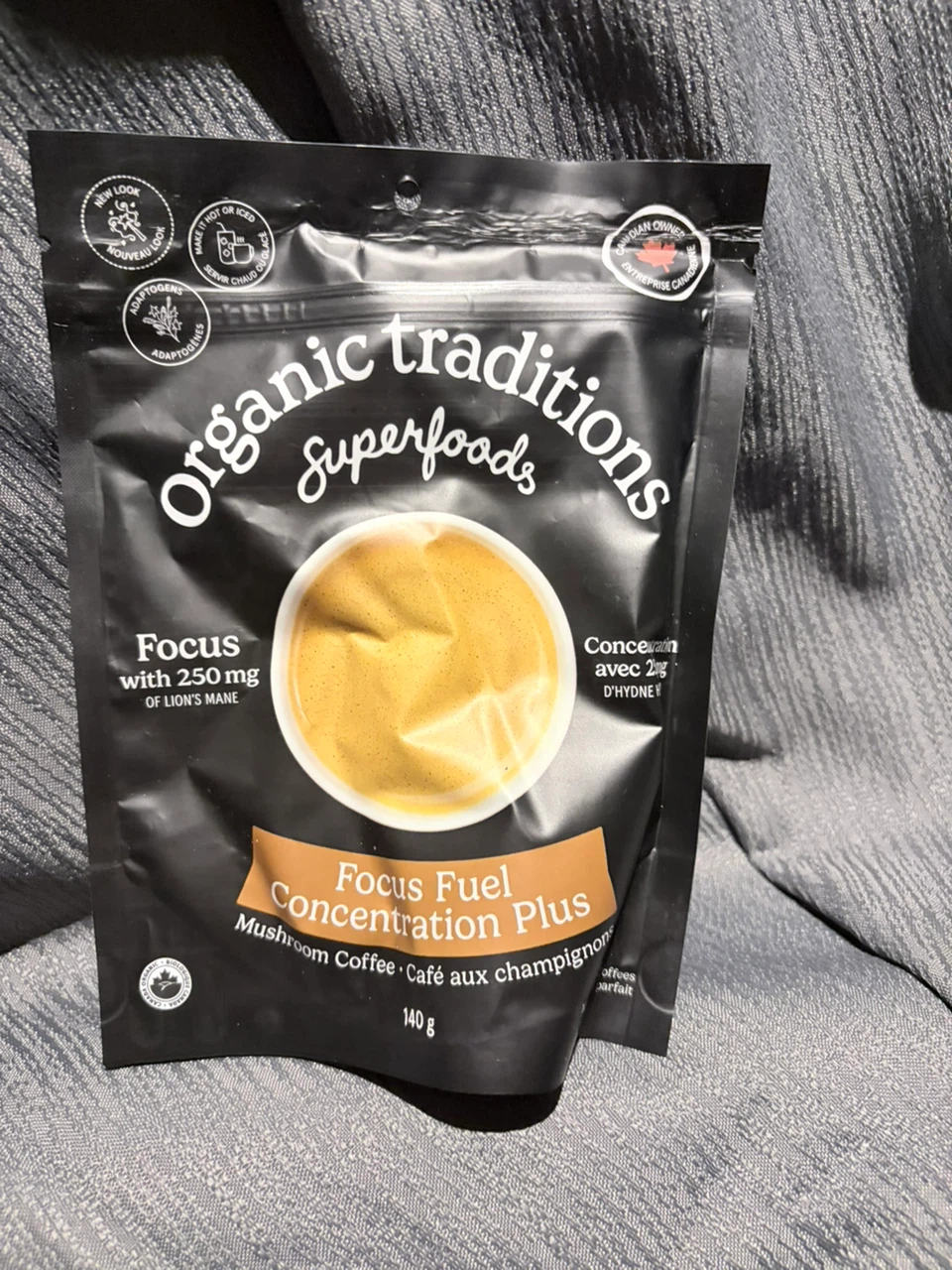Organic Traditions Focus Fuel Mushroom Coffee