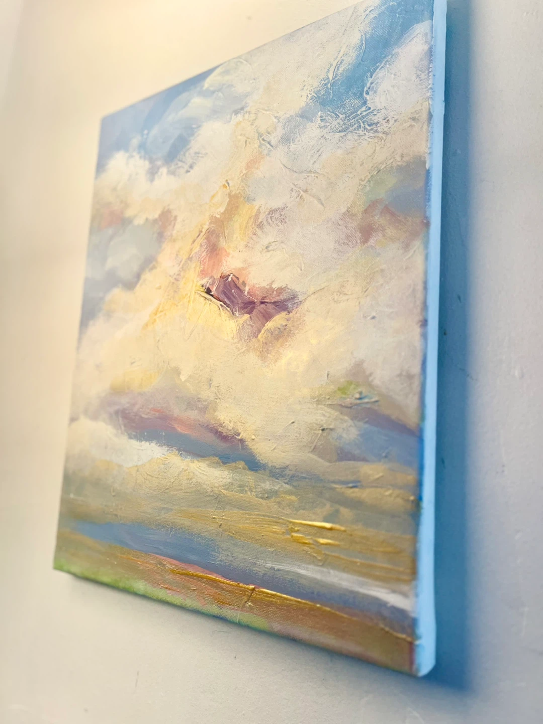 Original Abstract Clouds Painting - photo 2