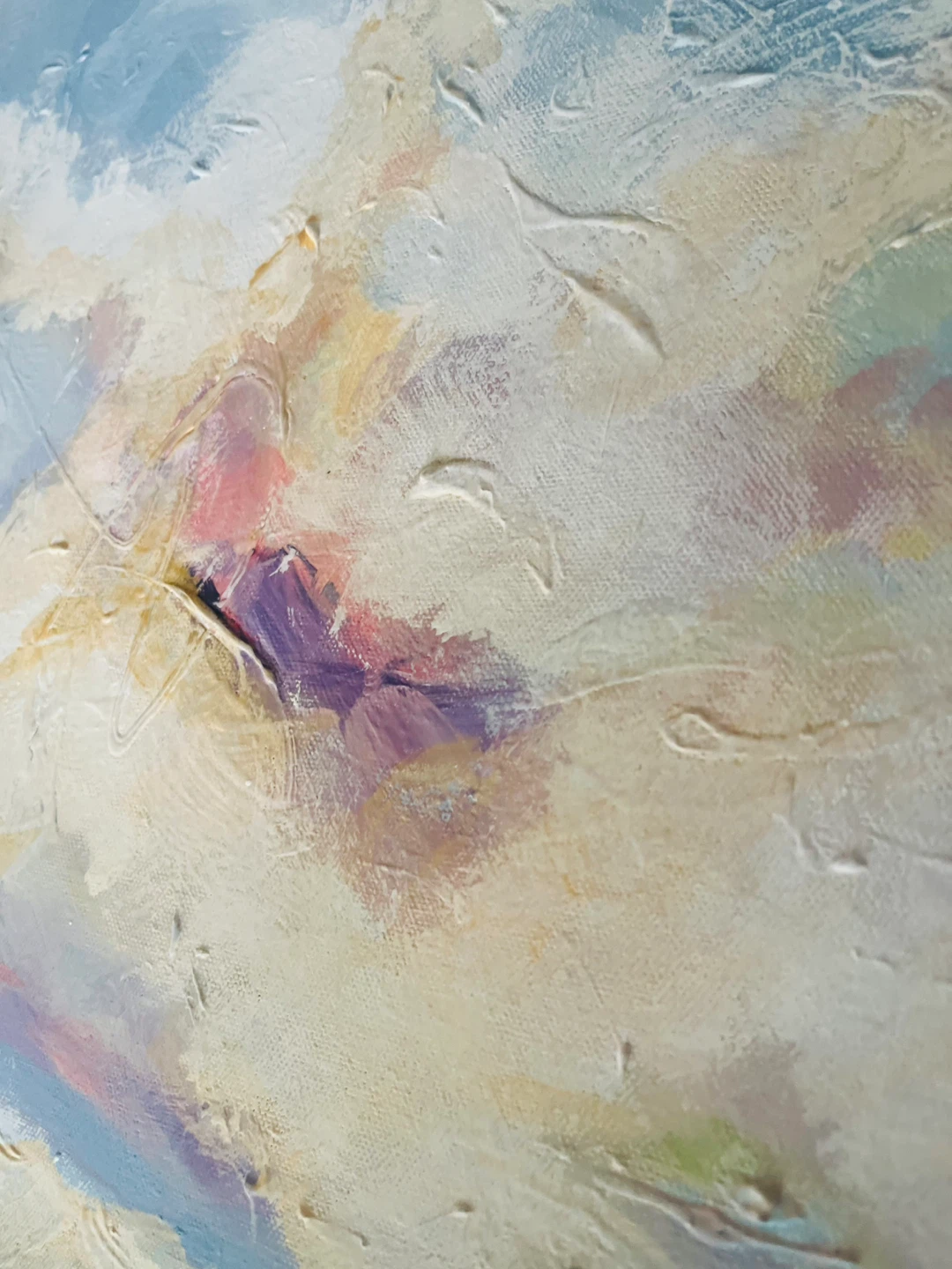 Original Abstract Clouds Painting - photo 4