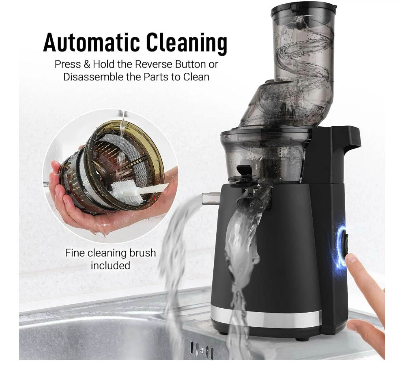 Zulay Kitchen Cold Press Masticating Juicer - photo 2