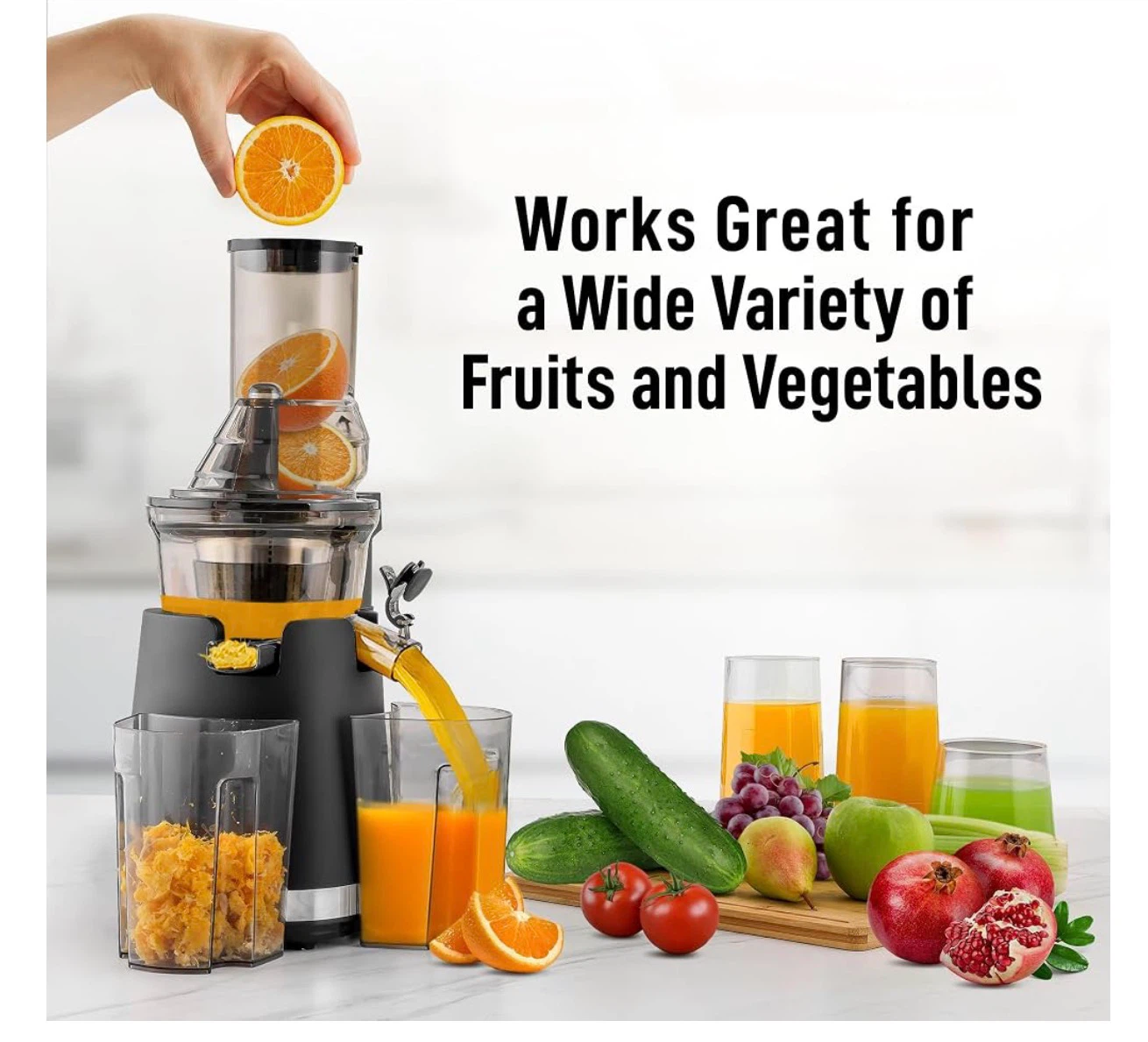 Zulay Kitchen Cold Press Masticating Juicer - photo 4
