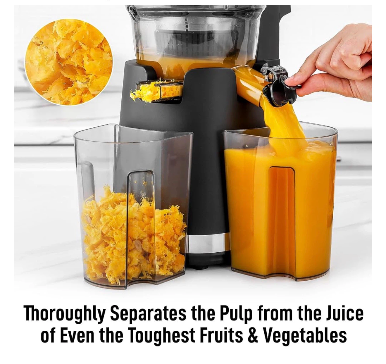 Zulay Kitchen Cold Press Masticating Juicer - photo 5