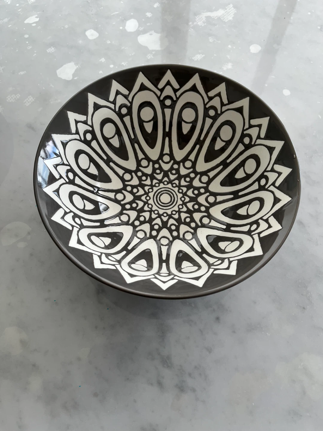 Set of two patterned ceramic bowls - photo 4