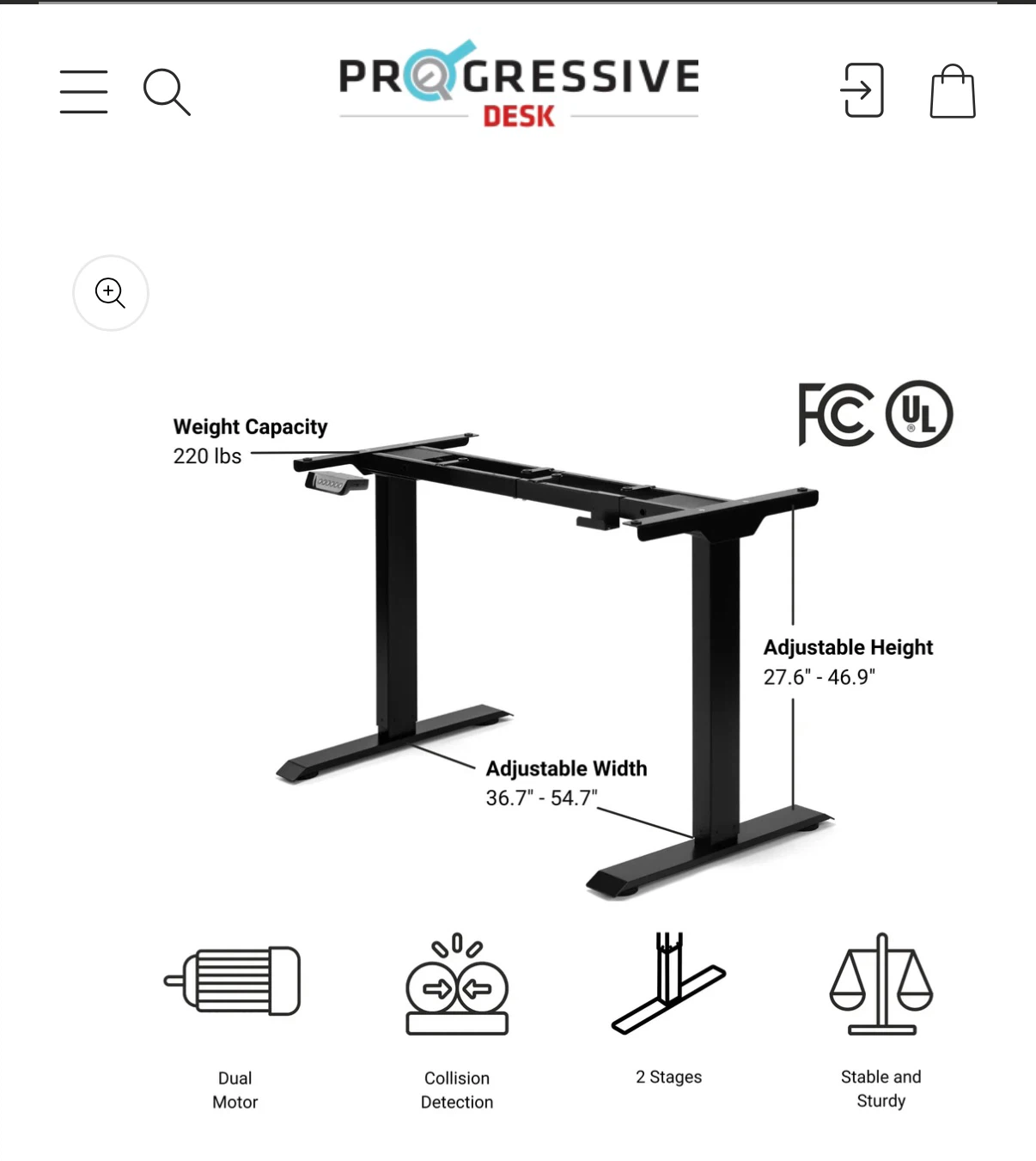 Progressive Desk Prime Ryzer Standing Desk - photo 4