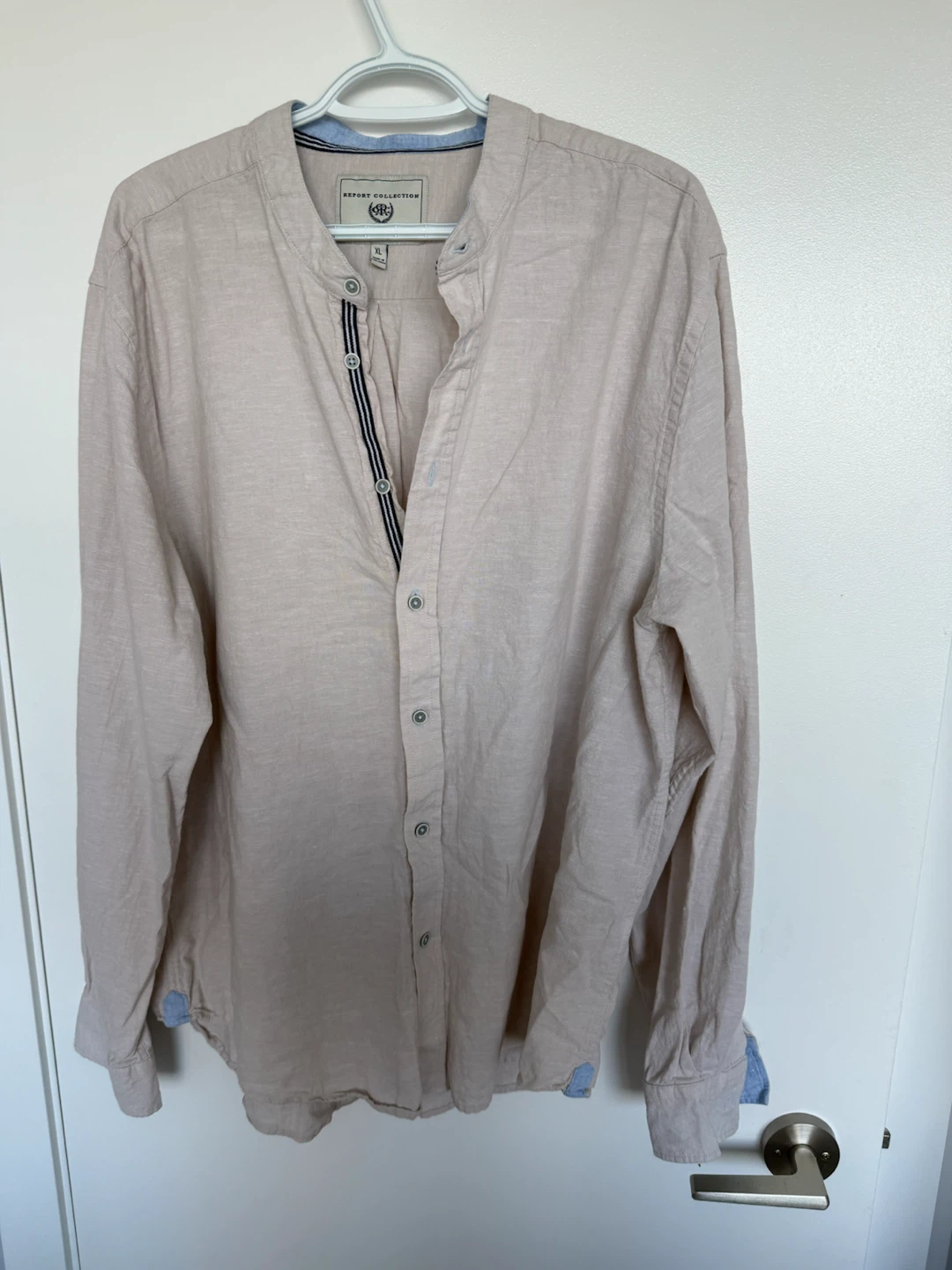 Report Collection Beige Long-Sleeve Shirt XL
