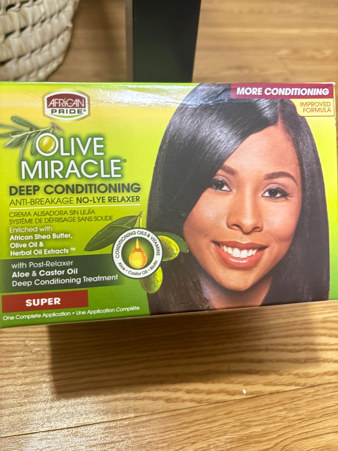 African Pride Olive Miracle No-Lye Relaxer Super