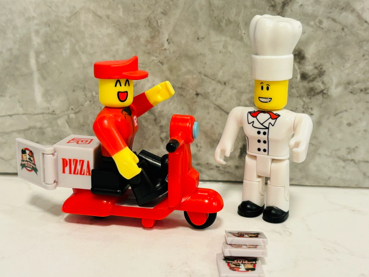 ROBLOX WORK AT A PIZZA PLACE  CHEF DELIVERY SCOOTER