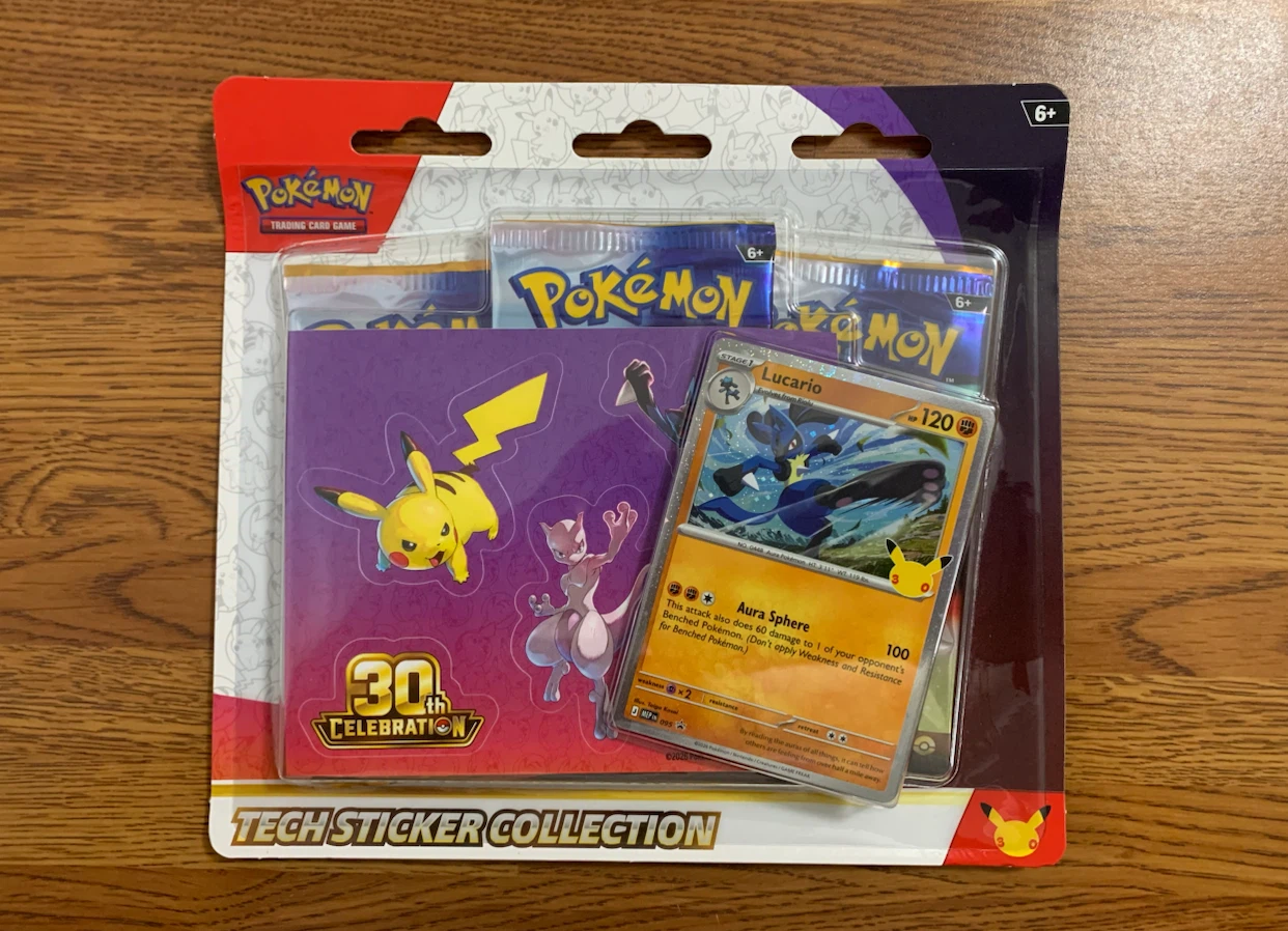 Pokémon TCG: 30th Celebration Tech Sticker Collection (Lucario) - photo 2
