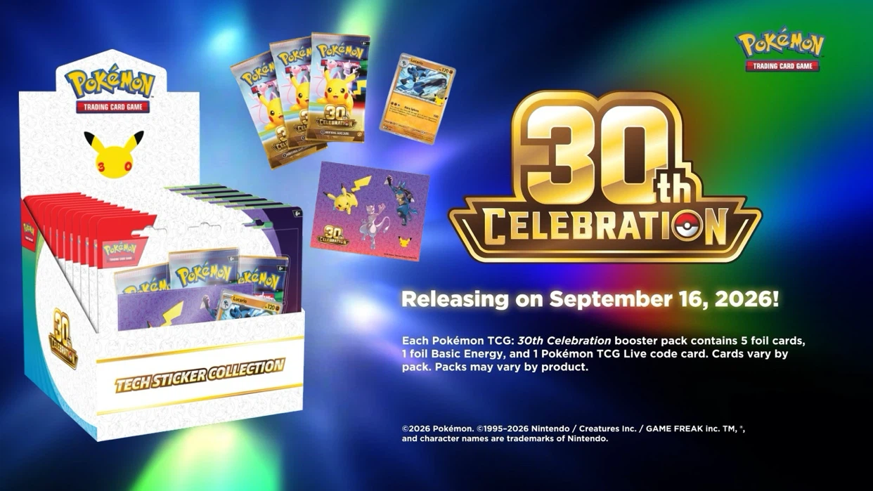 Pokémon TCG: 30th Celebration Tech Sticker Collection (Lucario) - photo 4