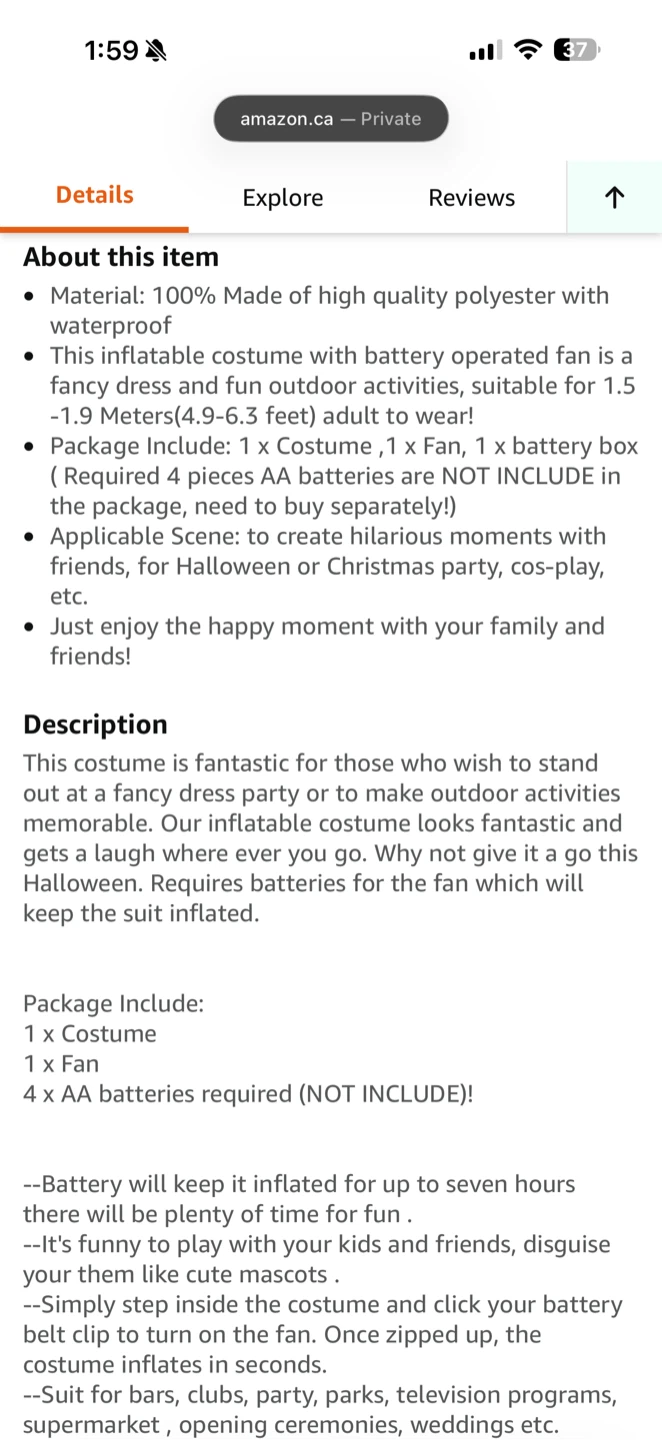 Inflatable Sumo Wrestler Costume - photo 4