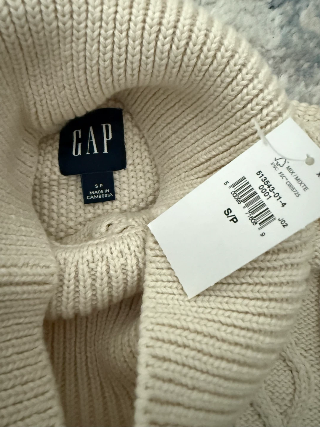 Gap Cable Knit Turtleneck Sweater - photo 2