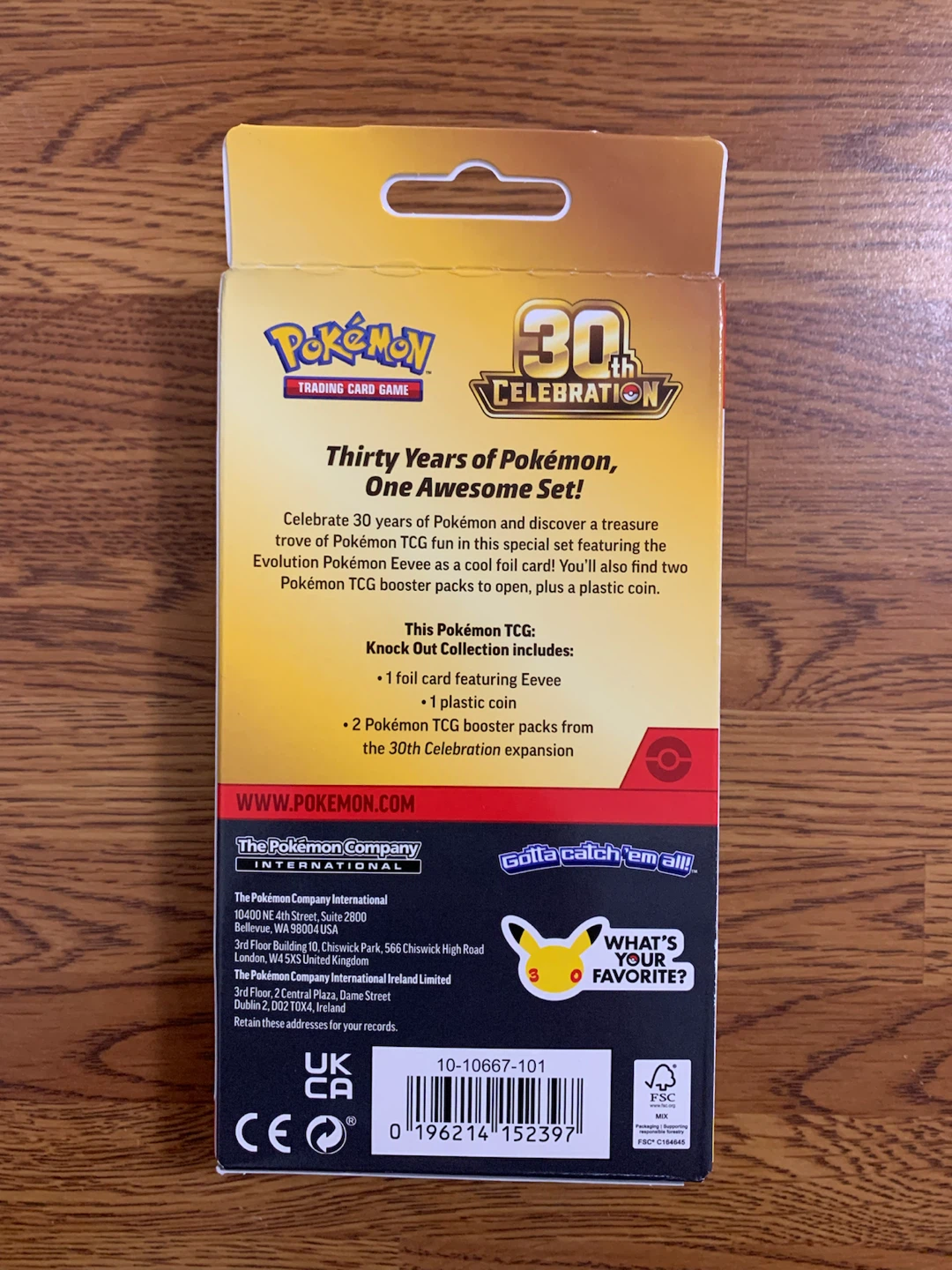 Pokémon TCG: 30th Celebration Knock Out Collection (Eevee) - photo 3