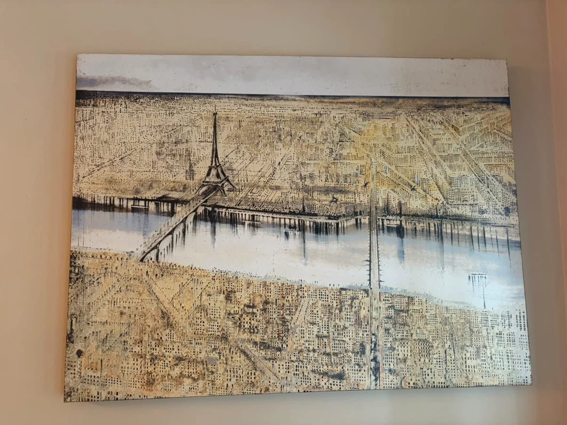 Paris Cityscape Canvas Wall Art