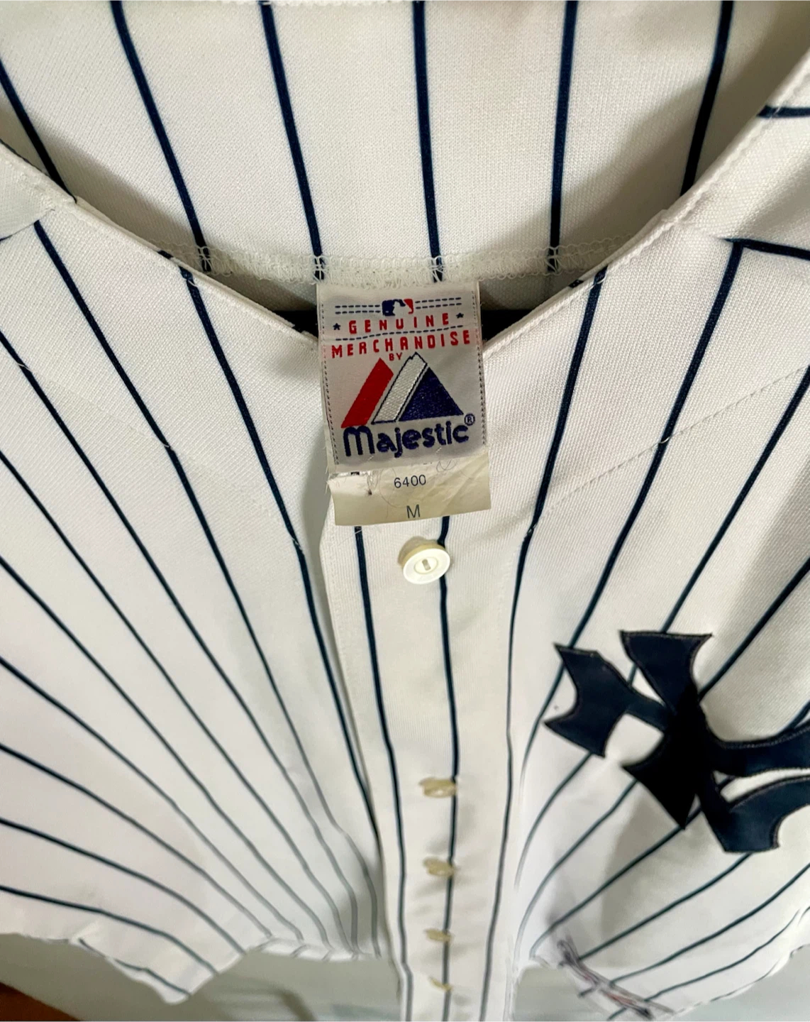 2003 New York Yankees Majestic Baseball Jersey - photo 3