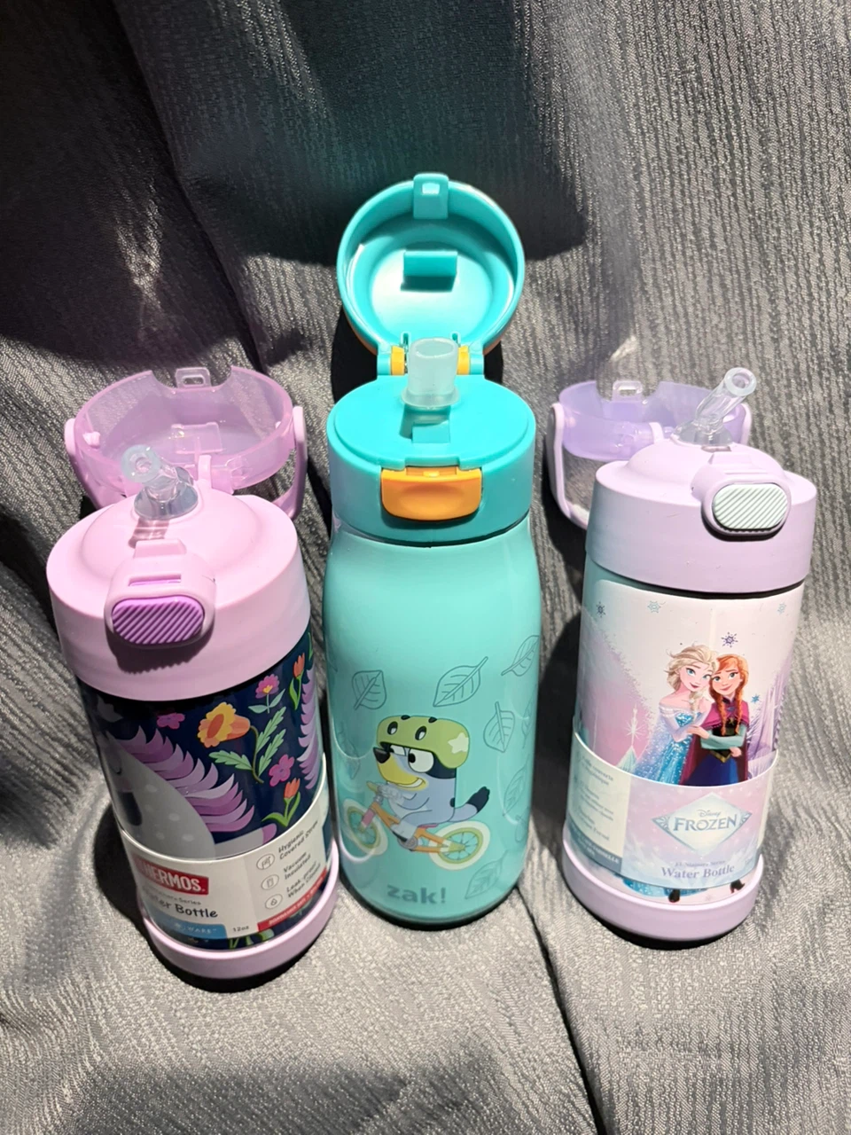 Set of 3 Kids Water Bottles - Thermos and Zak - photo 2