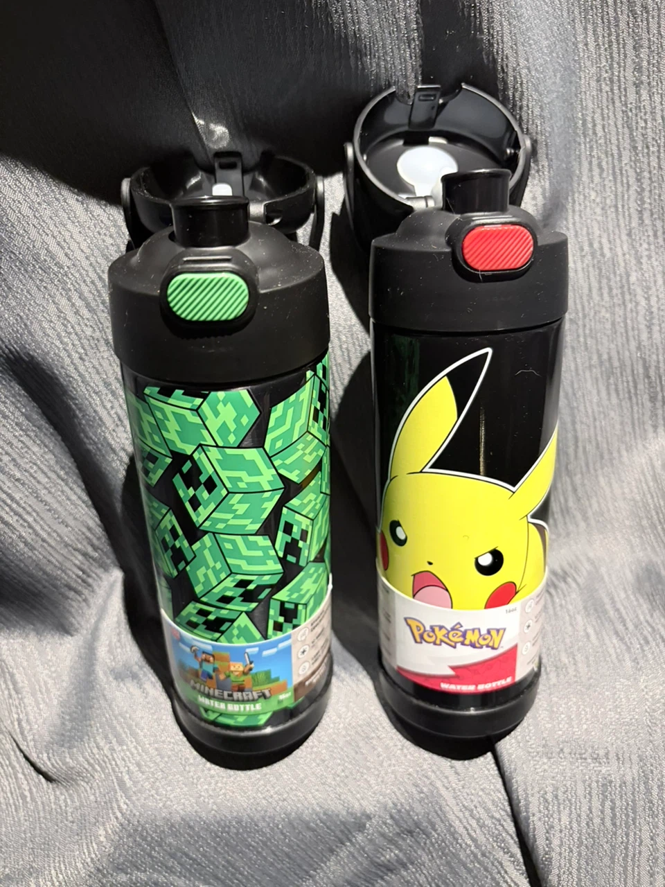 Minecraft and Pokemon Water Bottles - photo 2