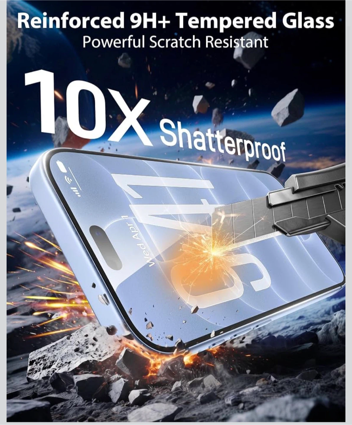 18 pro max Tempered Glass Screen Protector - photo 2