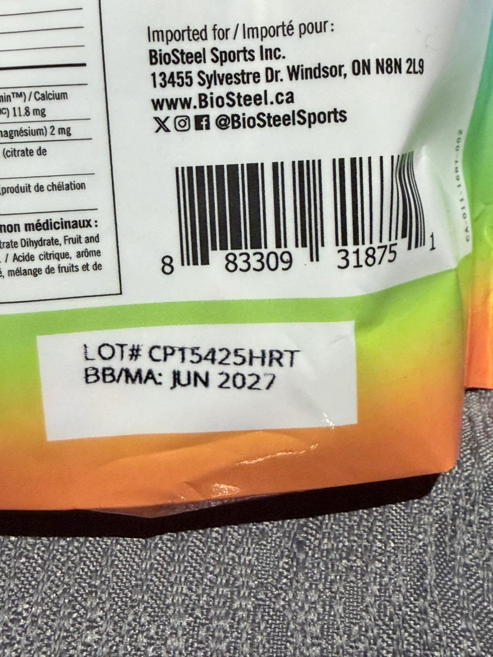 BioSteel Hydration Mix Rainbow Twist - photo 3