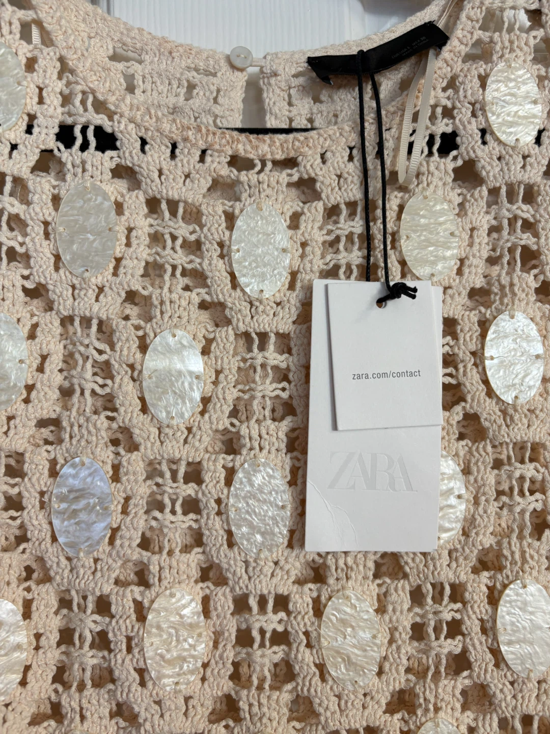 Zara Beaded Cutwork Knit Dress - photo 2