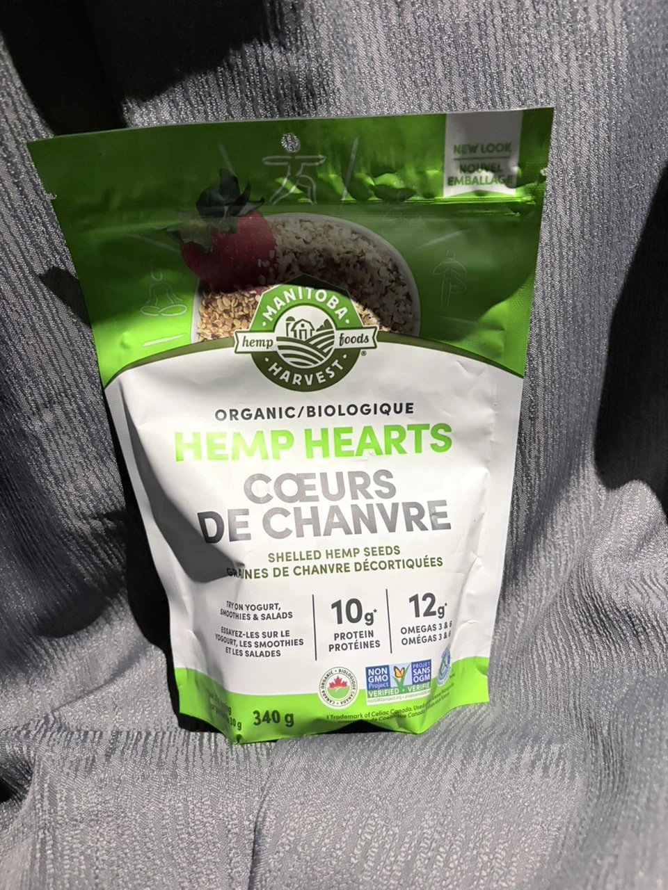 Manitoba Harvest Organic Hemp Hearts 340g