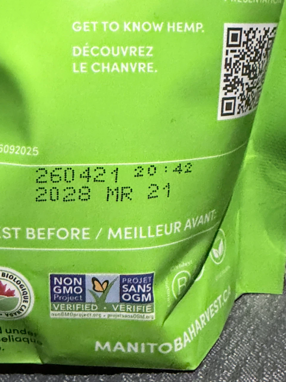 Manitoba Harvest Organic Hemp Hearts 340g - photo 3